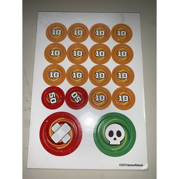 6 Pokémon TCG - XY BREAK: BREAKpoint Punchouts - Damage, Poison, & Burn Counters - Picture 4 of 4